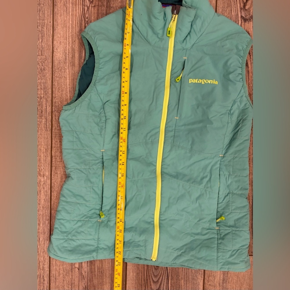Patagonia Women’s S Nano-Air Vest Green Full Zip Lightweight - Picture 11 of 15